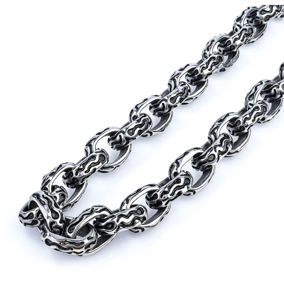 Collar de Acero Inoxidable Biker