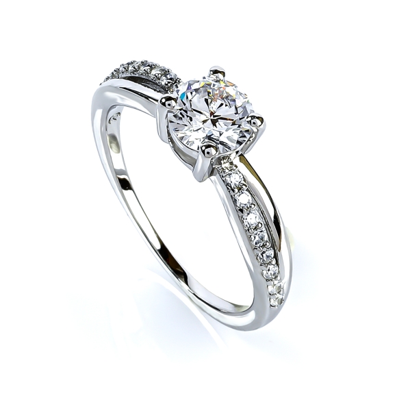 Anillo de Compromiso en Plata