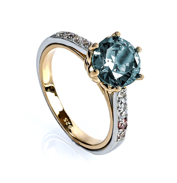 6 mm Anillo de Alejandrita Cambia de Color