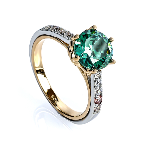 6 mm Anillo de Alejandrita Cambia de Color