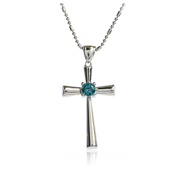 Cruz de Alejandrita Plata 925