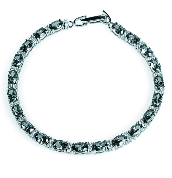 Brazalete de Alejandrita Gemas Pequeñas Ovaladas