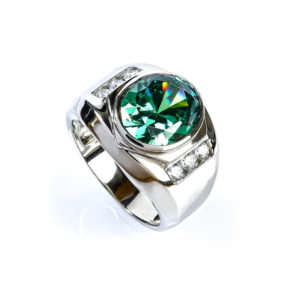 Anillo De Alejandrita Para Hombre