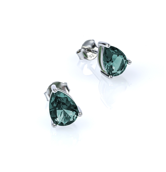 Aretes de Alejandrita en Plata de Ley