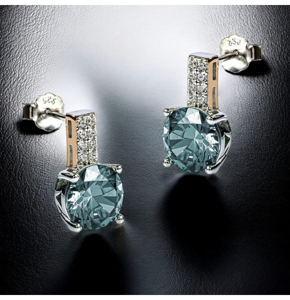 Juego de Pendiente y Aretes de Alejandrita