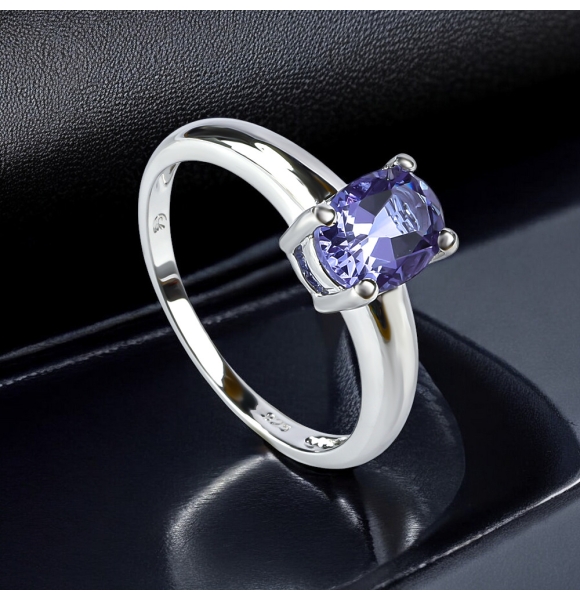 Anillo de Alejandrita En Plata