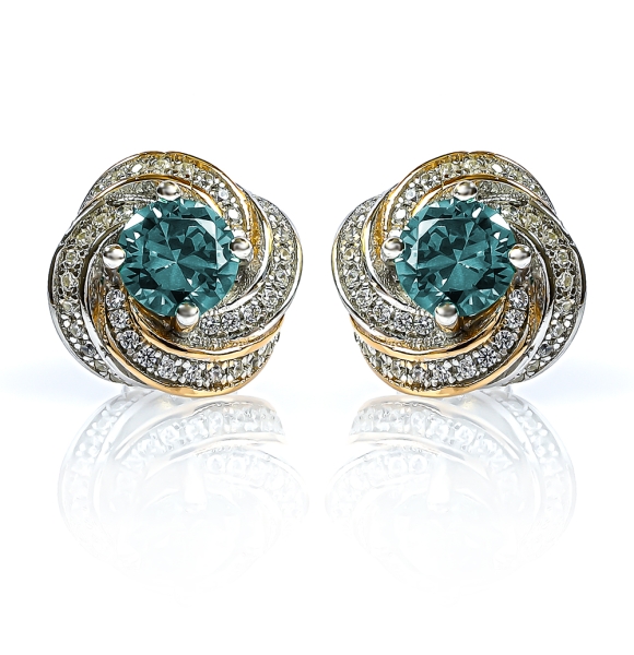 Juego / Set de Alejandrita Con Plata Arete y Dije Set