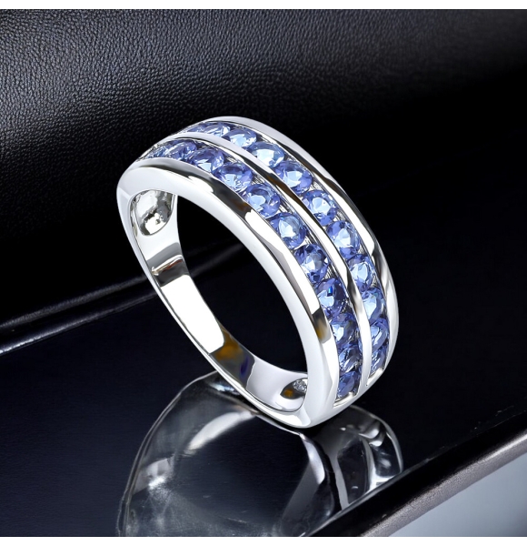 Anillo de Plata de Ley con Alejandrita Churumbela