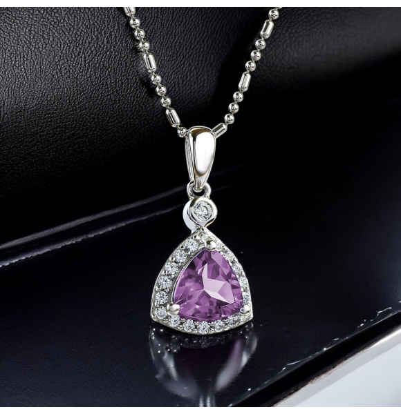 Dije de Plata Con Alejandrita Cambia de Color