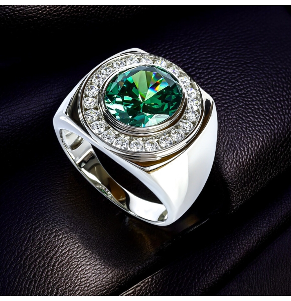 Anillo De Alejandrita Para Caballero