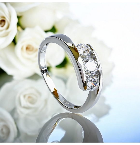 Churumbela Plata de Ley con Zirconia