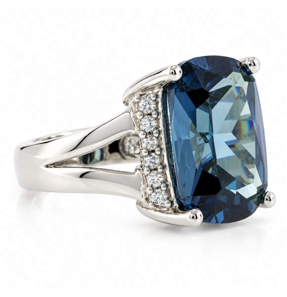 Anillo de Alejandrita en Plata de Ley
