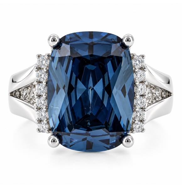 Anillo de Alejandrita en Plata de Ley