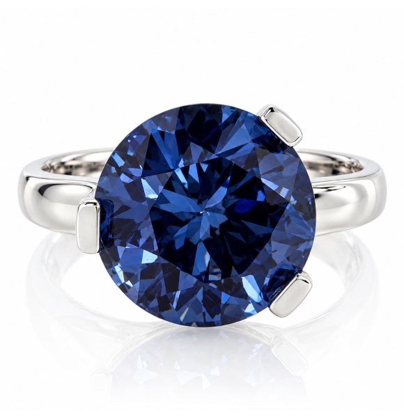 Anillo de Alejandrita en un Diseño Clásico