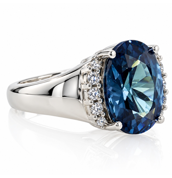 Anillo de Plata con Alejandrita