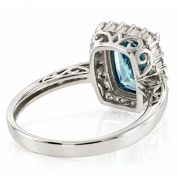 Anillo de Plata de Ley con Alejandrita Bicolor
