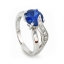 Anillo Elegante de Plata y Tanzanita