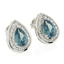 Aretes de Plata de Ley .925 con Alejandrita