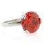 Anillo de Plata .925 con Opalo Rojo Cereza