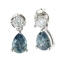 Aretes de Alejandrita ( Azul/Verde ) en Plata de Ley
