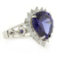 Anillo de Plata .925 y Zafiro