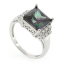 Anillo de Plata con Topacio del Caribe