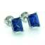 Aretes de Plata de Ley .925 con Tanzanita