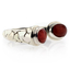 Vintage Red Coral Sterling Silver Ring