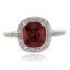 Anillo Genuino de Rubi en Plata de Ley .925 Anillo Genuino de Rubi en Plata de Ley .925