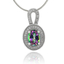 Fire Mystic Topaz 925 Silver Pendant