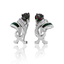 Aretes de Plata .925 con Ópalo Australiano y Topacio Místico