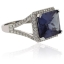Anillo de Alejandrita en Plata Fina .925 ( Morado/Rosa )