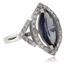 Anillo de Alejandrita en Plata Fina ( Azul a Morado )