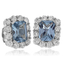 Preciosos Aretes de Aguamarina en Plata .925