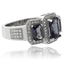 Anillo de Alejandrita en Plata Fina ( Azul/Morado )
