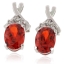 Hermosos Aretes de Plata .925 con Ópalo de Fuego Hermosos Aretes de Plata .925 con Ópalo de Fuego