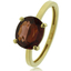 Hermoso Anillo de Granate Genuina en Oro de 14K