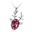 Collar de Swarovski Rosa en Forma de Venado