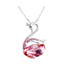 Collar de Swarovski en Forma de Cisne Color Rosa