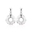 Hermosos Aretes en Plata de Ley con Cristal Swarovski
