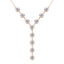 Collar de Cristales Swarovski con Baño de Oro Rosa de 18K