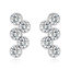 Aretes de Cristal Swarovski en Forma de Círculos