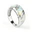 Hermoso Anillo de Ópalo Australiano Blanco