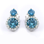 Aretes con Piedras de Alejandrita Cambian de Color en Plata de Ley
