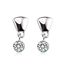 Aretes de Cristal Swarovski Blancas