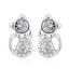 Aretes de Gato con Cristales