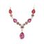 Hermoso Collar de Cristales Swarovski color Rosa