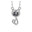 Bonito Collar de Gato Color Negro de Cristal Swarovski