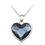 Hermoso Collar De Corazon Con Cristal Swarovski