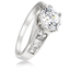 Hermoso anillo de compromiso en plata .925